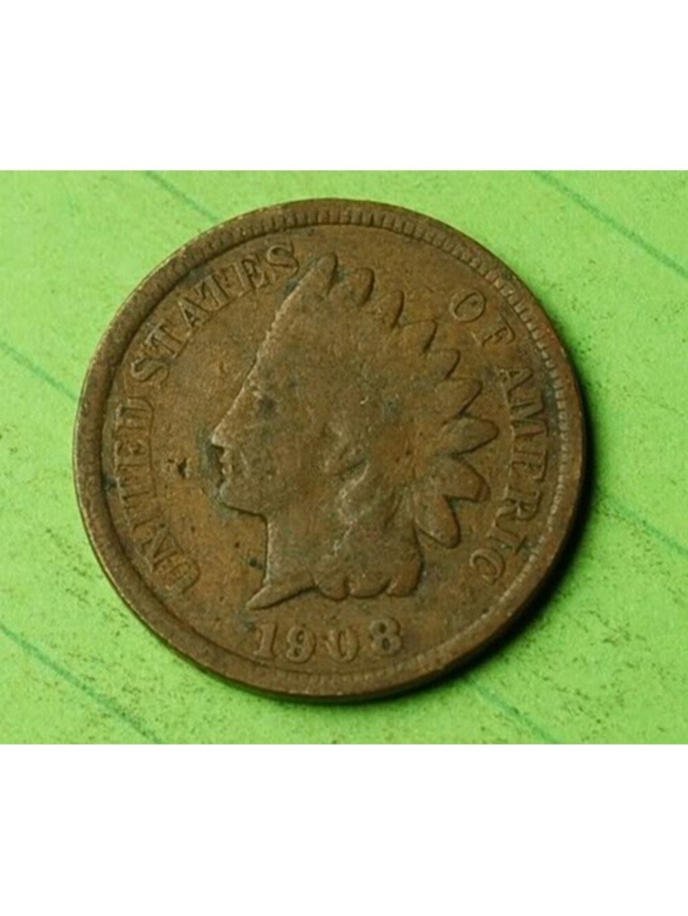 X276 1908 Indian Head Cent Penny 1c - Check Out Our eBay Store - old coin money